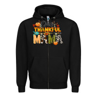 Black one thankful mama Zipper Hoodie - CowGirlArtShop