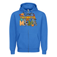 True Royal one thankful mama Zipper Hoodie - CowGirlArtShop