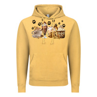 Vintage Mustard Dog Mom Coffee Lover Coffee Cups Vintage Hoodie - MaliasSmallBusiness