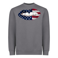Storm Lips American Flag Heavyweight Sweatshirt - Bettercallsaul