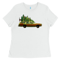 White christmas vacation car Ladies Tee - Jasminsmagicworld