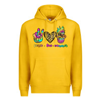 Lemon peace love summer Premium Hoodie - JahusDesignShop