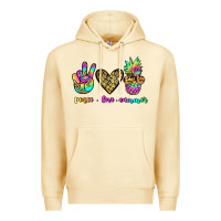 Pina Colada peace love summer Premium Hoodie - JahusDesignShop