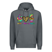 Rock peace love summer Premium Hoodie - JahusDesignShop