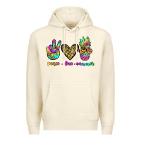 Sandshell peace love summer Premium Hoodie - JahusDesignShop