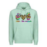 Seafoam peace love summer Premium Hoodie - JahusDesignShop