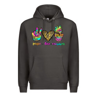 Smoke peace love summer Premium Hoodie - JahusDesignShop