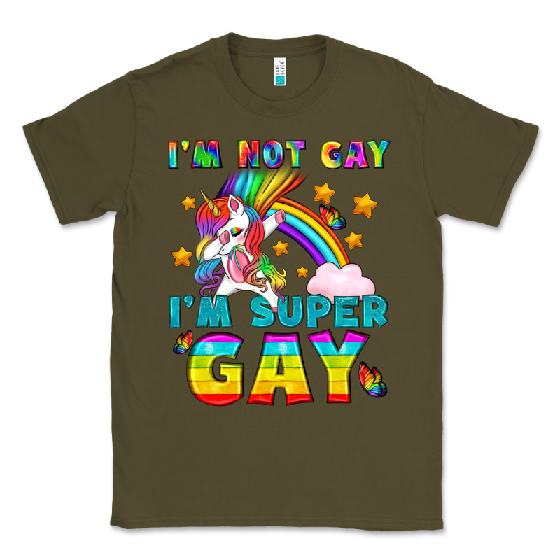 Lgbtq I'm Not Gay I'm Super Gay Classic Tee by BundleAndBundleShop | Teevron