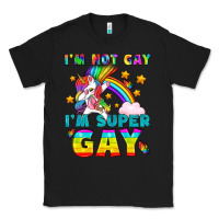 Black LGBTQ I'm Not Gay I'm Super Gay Classic Tee - BundleAndBundleShop