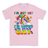 Bubblegum Pink LGBTQ I'm Not Gay I'm Super Gay Classic Tee - BundleAndBundleShop
