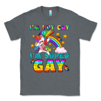 Charcoal Heather LGBTQ I'm Not Gay I'm Super Gay Classic Tee - BundleAndBundleShop