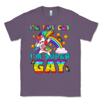 Lavender LGBTQ I'm Not Gay I'm Super Gay Classic Tee - BundleAndBundleShop