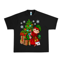 Black Santa's Elf Christmas Urban Heavy Tee - BundleAndBundleShop