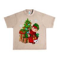 French Oak Santa's Elf Christmas Urban Heavy Tee - BundleAndBundleShop