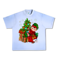Grape Ice Santa's Elf Christmas Urban Heavy Tee - BundleAndBundleShop