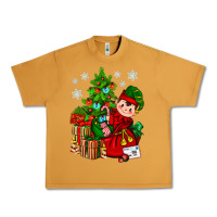 Peanut Butter Santa's Elf Christmas Urban Heavy Tee - BundleAndBundleShop