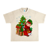Sandshell Santa's Elf Christmas Urban Heavy Tee - BundleAndBundleShop
