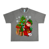 Santa's Elf Christmas Urban Heavy Tee | Teevron