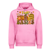 Fuchsia Pink Fall Basics Urban Hoodie - CowhideDigitalArt