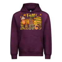 Mauve Wine Fall Basics Urban Hoodie - CowhideDigitalArt