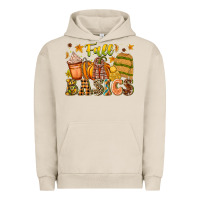 Pigment French Oak Fall Basics Urban Hoodie - CowhideDigitalArt
