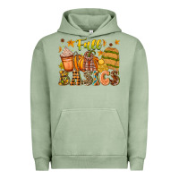 Pigment Oil Green Fall Basics Urban Hoodie - CowhideDigitalArt