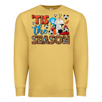 Antique Gold tis the season  soccer  frappe coffee Premium Sweatshirt - FaDigitalArtStudio