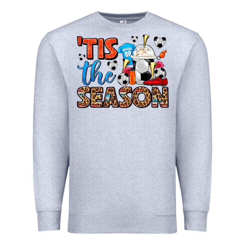 Tis The Season  Soccer  Frappe Coffee Premium Sweatshirt by FaDigitalArtStudio | Teevron