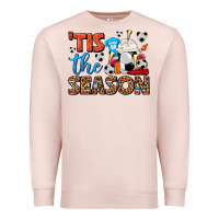Pale Pink tis the season  soccer  frappe coffee Premium Sweatshirt - FaDigitalArtStudio