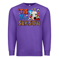 Purple tis the season  soccer  frappe coffee Premium Sweatshirt - FaDigitalArtStudio
