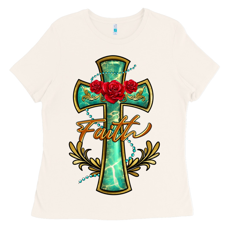 Cross Faith Ladies Tee by BarkalooDesign | Teevron