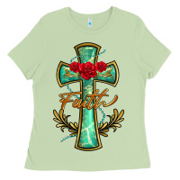 Matcha cross faith Ladies Tee - BarkalooDesign