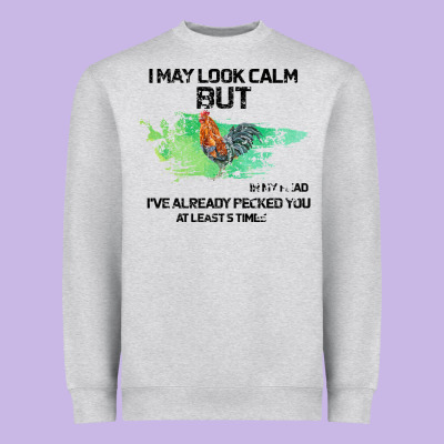 Rooster Heavyweight Sweatshirt Designed By Bettercallsaul