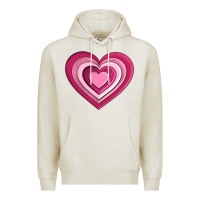 Oatmeal Heather sweet heart olivia Premium Hoodie - OliviaCreatesArt