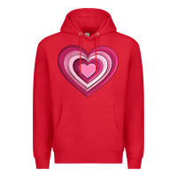 Red sweet heart olivia Premium Hoodie - OliviaCreatesArt