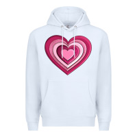 White sweet heart olivia Premium Hoodie - OliviaCreatesArt