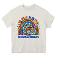 Cream autism awareness gnomes Heavy Core Tee - BarkalooDesign