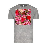Cloud Rock valentines day coffee cups and love letter with xoxo and leopard seaml Vintage Tee - BundleAndBundleShop
