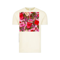 Valentines Day Coffee Cups And Love Letter With Xoxo And Leopard Seaml Vintage Tee | Teevron