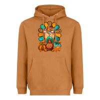 Meerkat Thanksgiving Cold Drink Frappe Heavyweight Hoodie - FaDigitalArtStudio