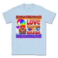 Dusty Blue LGBTQ+ Love Gnomes No Bounds Tumbler Classic Tee - BundleAndBundleShop