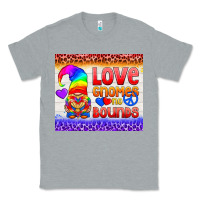 Heather Grey LGBTQ+ Love Gnomes No Bounds Tumbler Classic Tee - BundleAndBundleShop