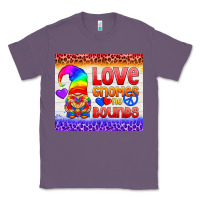 Lavender LGBTQ+ Love Gnomes No Bounds Tumbler Classic Tee - BundleAndBundleShop