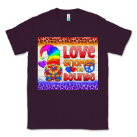 Plum LGBTQ+ Love Gnomes No Bounds Tumbler Classic Tee - BundleAndBundleShop