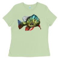 Matcha Peacock Bass Illustrations Ladies Tee - LillyAllenDesigns