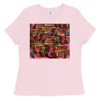 Valentines Day Violin And Cowboy Boots Country Music Ladies Tee | Teevron