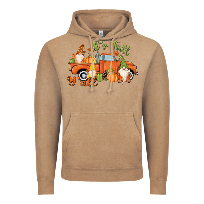 It's Fall Y'all Gnome Vintage Hoodie by MaliasSmallBusiness | Teevron