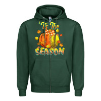Sports Green its the season softball Zipper Hoodie - CowGirlArtShop