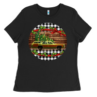 Black Christmas vacation car Christmas Ladies Tee - Jasminsmagicworld