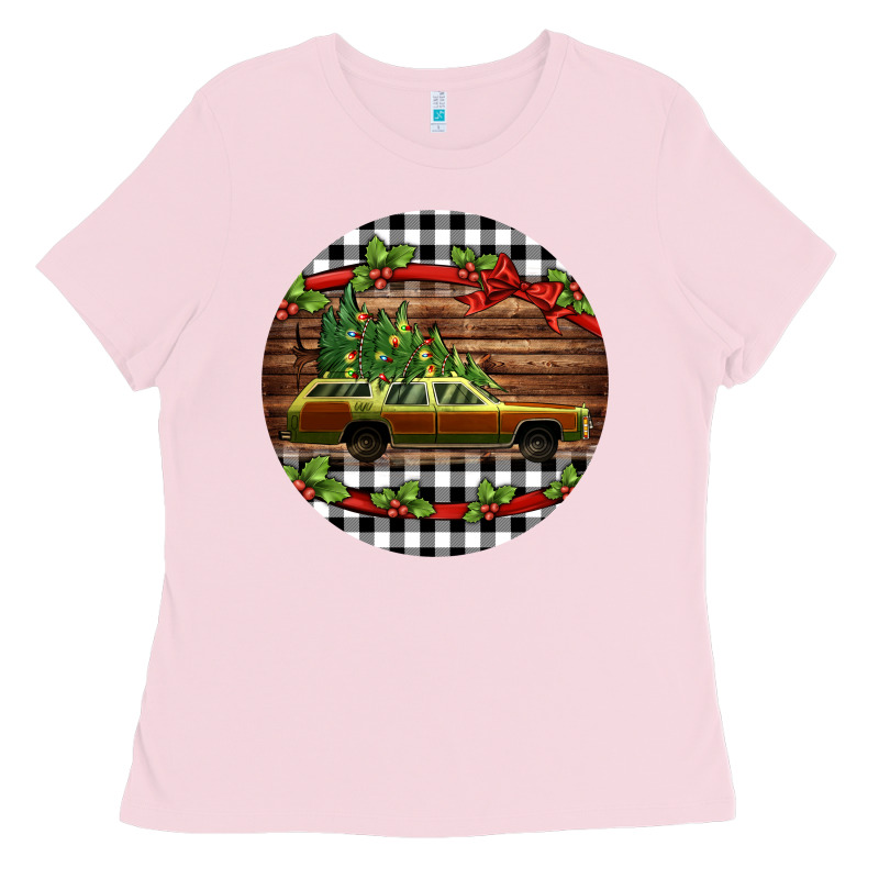Christmas Vacation Car Christmas Ladies Tee by Jasminsmagicworld | Teevron